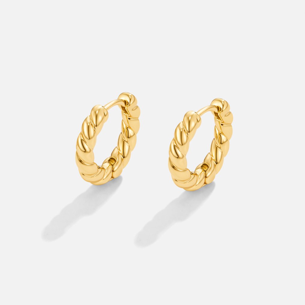 Larissa™ | Boucles d’oreilles Twist dorées