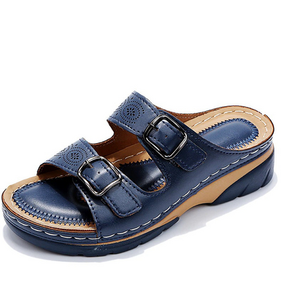 Simona™ | Sandales Orthopédiques en Cuir
