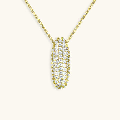 Bubble™ | Collier avec Initiale et Imitation Diamant