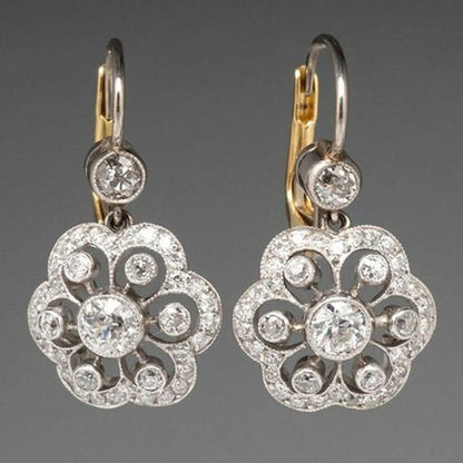 Mandala™ | Boucles d’oreilles vintage en cristal