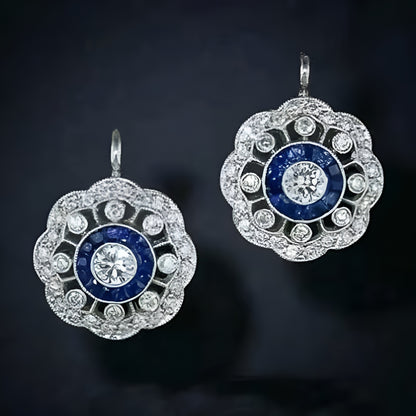 Manon™ | Boucles d’oreilles vintage en cristal