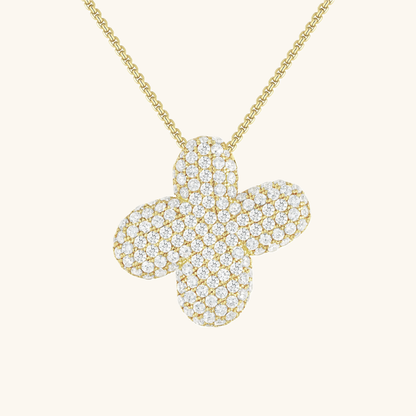 Bubble™ | Collier avec Initiale et Imitation Diamant