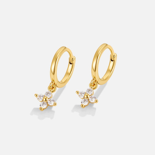 Aria™ | Boucles d’oreilles pendantes trèfle élégant